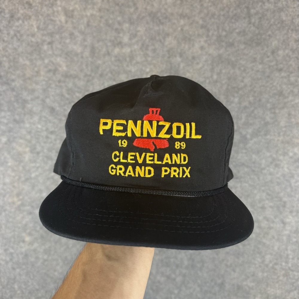 Vintage Pennzoil Cleveland Grand Prix Hat Strapback 1989 IndyCar World Series